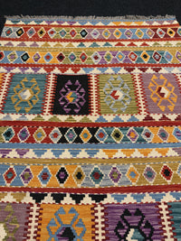 Handvävd Ull kelimmatta - 168 x 125 cm