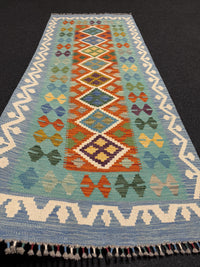 Handvävd Ull kelimmatta - 191 x 78 cm