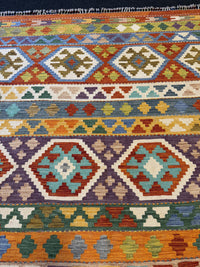 Handvävd Ull kelimmatta - 203 x 150 cm