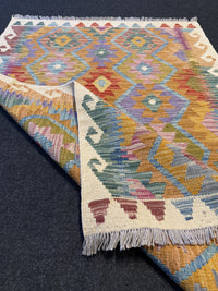 Handvävd Ull kelimmatta - 149 x 100 cm
