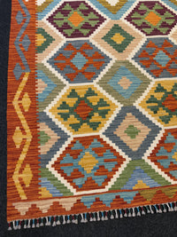 Handvävd Ull kelimmatta - 150 x 101 cm