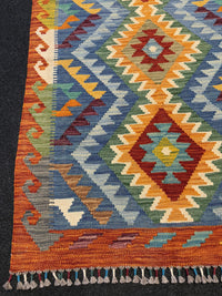 Handvävd Ull kelimmatta - 128 x 81 cm