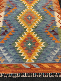 Handvävd Ull kelimmatta - 120 x 80 cm