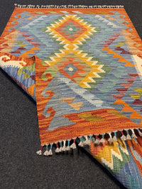 Handvävd Ull kelimmatta - 120 x 80 cm