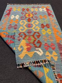 Handvävd Ull kelimmatta - 125 x 78 cm