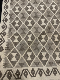 Handvävd Ull kelimmatta - 384 x 82 cm