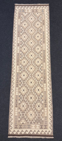 Handvävd Ull kelimmatta - 286 x 79 cm