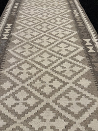 Handvävd Ull kelimmatta - 303 x 80 cm