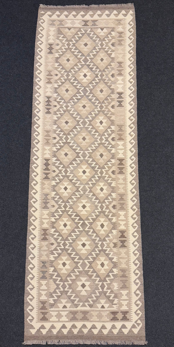 Handvävd Ull kelimmatta - 295 x 90 cm