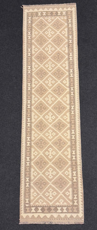 Handvävd Ull kelimmatta - 287 x 73 cm