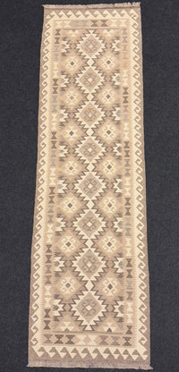 Handvävd Ull kelimmatta - 286 x 81 cm