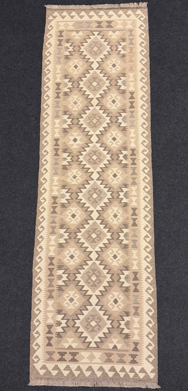 Handvävd Ull kelimmatta - 286 x 81 cm