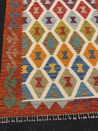 Handvävd Ull kelimmatta - 156 x 99 cm