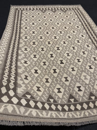 Handvävd Ull kelimmatta - 238 x 168 cm