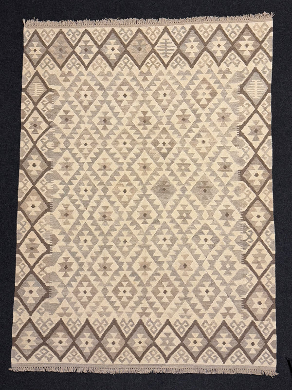 Handvävd Ull kelimmatta - 245 x 172 cm