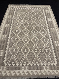 Handvävd Ull kelimmatta - 246 x 174 cm