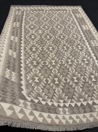 Handvävd Ull kelimmatta - 246 x 174 cm