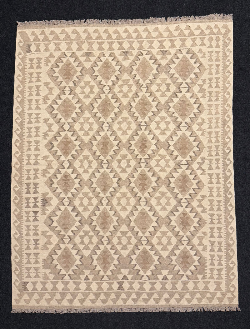 Handvävd Ull kelimmatta - 201 x 155 cm