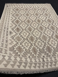 Handvävd Ull kelimmatta - 201 x 155 cm