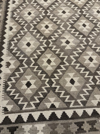 Handvävd Ull kelimmatta - 201 x 153 cm