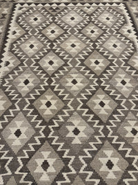 Handvävd Ull kelimmatta - 201 x 153 cm