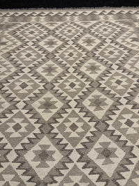 Handvävd Ull kelimmatta - 210 x 160 cm