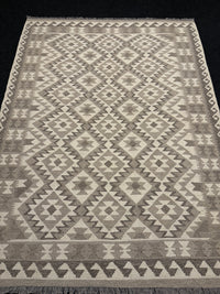 Handvävd Ull kelimmatta - 210 x 160 cm