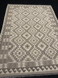 Handvävd Ull kelimmatta - 210 x 160 cm