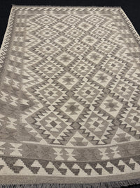 Handvävd Ull kelimmatta - 210 x 160 cm