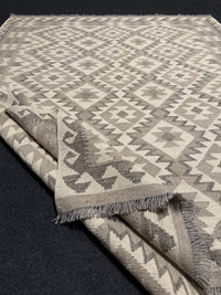 Handvävd Ull kelimmatta - 210 x 160 cm