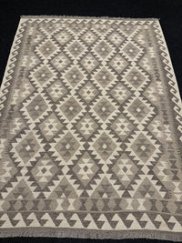 Handvävd Ull kelimmatta - 204 x 156 cm