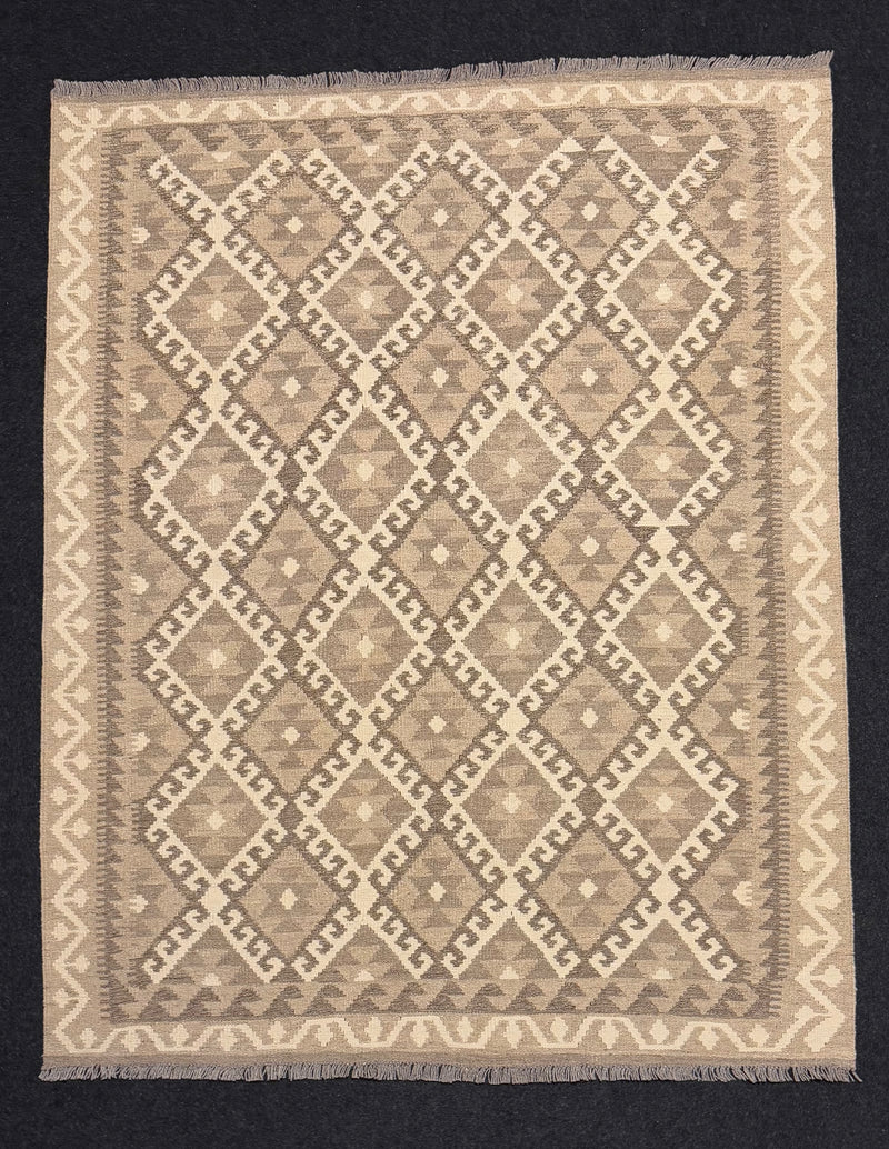 Handvävd Ull kelimmatta - 200 x 161 cm