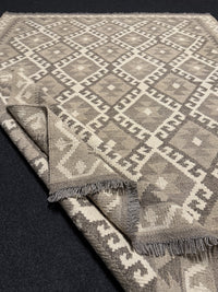 Handvävd Ull kelimmatta - 200 x 161 cm