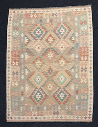 Handvävd Ull kelimmatta - 207 x 155 cm