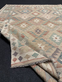 Handvävd Ull kelimmatta - 207 x 155 cm