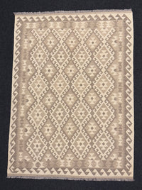 Handvävd Ull kelimmatta - 205 x 152 cm