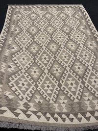 Handvävd Ull kelimmatta - 205 x 152 cm