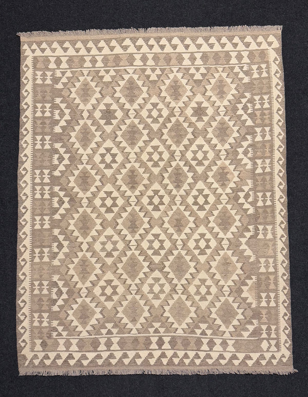 Handvävd Ull kelimmatta - 200 x 161 cm