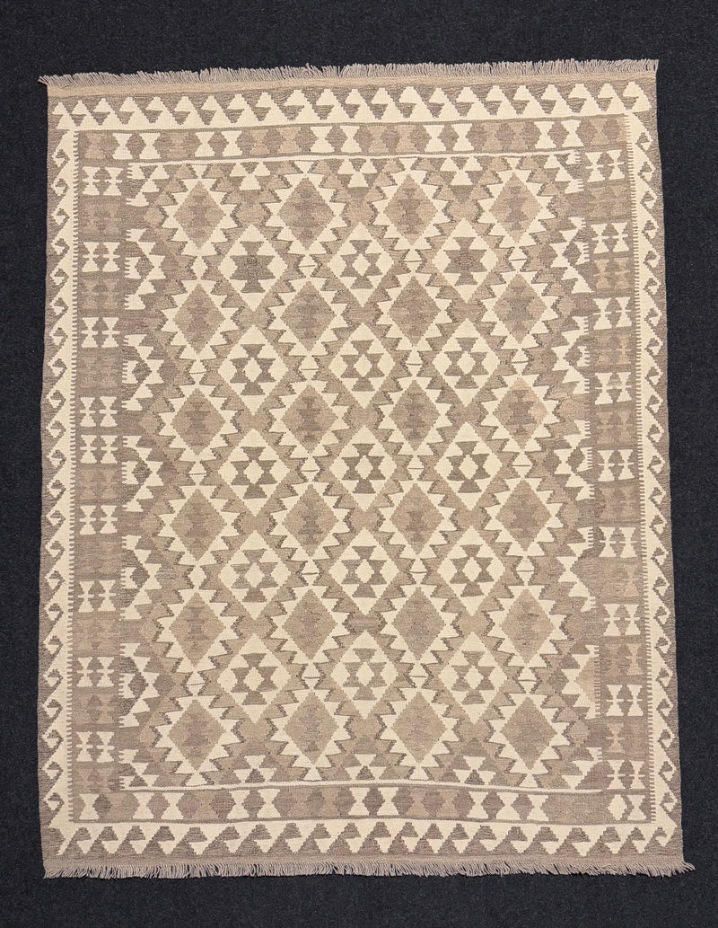 Handvävd Ull kelimmatta - 200 x 161 cm