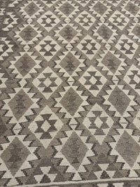 Handvävd Ull kelimmatta - 200 x 161 cm