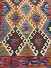 Handvävd Ull kelimmatta - 181 x 123 cm