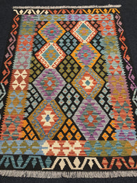 Handvävd Ull kelimmatta - 170 x 128 cm