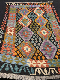 Handvävd Ull kelimmatta - 170 x 128 cm