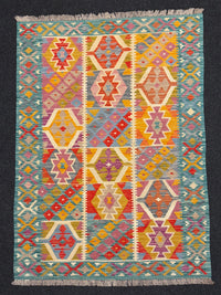 Handvävd Ull kelimmatta - 172 x 123 cm