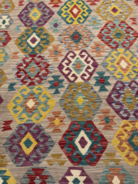 Handvävd Ull kelimmatta - 176 x 128 cm