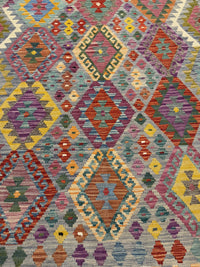 Handvävd Ull kelimmatta - 202 x 153 cm