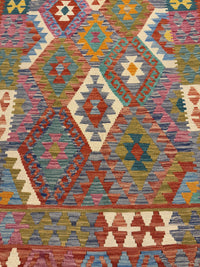 Handvävd Ull kelimmatta - 169 x 130 cm