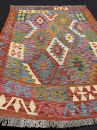 Handvävd Ull kelimmatta - 169 x 130 cm