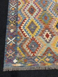 Handvävd Ull kelimmatta - 195 x 130 cm
