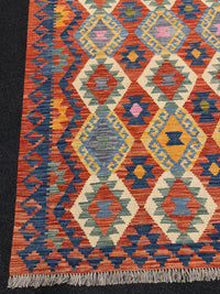 Handvävd Ull kelimmatta - 175 x 125 cm